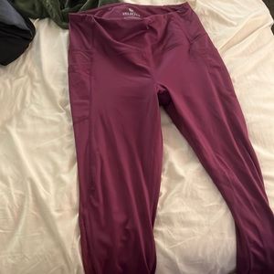 Maroon Leggings
